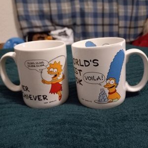 The Simpsons Mug Vtg 1990 . Vtg 1990 Marge The Simpsons Coffee Mug Cup